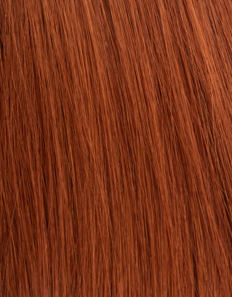 BELLAMI Professional I-Tips 20" 25g Spiced Crimson #570 Natural Straight Hair Extensions