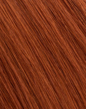 BELLAMI Silk Seam 50g 18" Volumizing Weft Straight Spiced Crimson Natural Clip-In Hair Extension