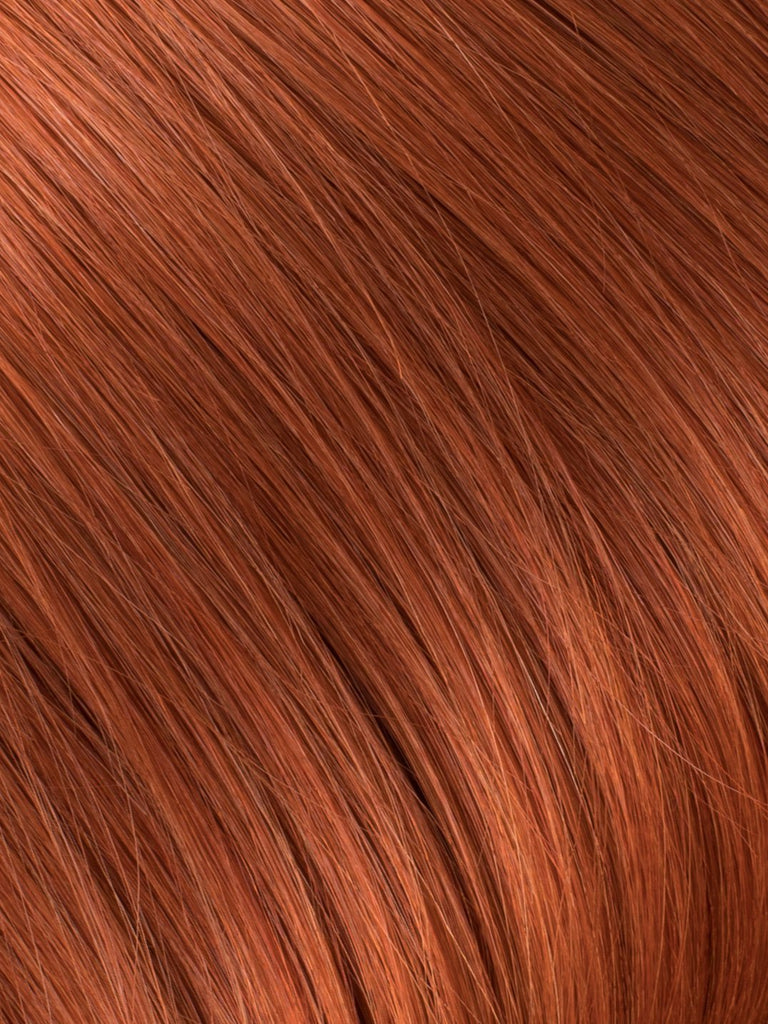 BELLAMI Professional Hand-Tied Weft 20" 72g Tangerine Red #130 Natural Hair Extensions
