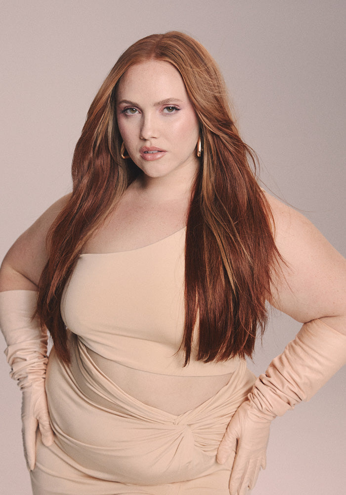 BELLAMI Professional Silk Seam™ | 140g 16" Bronzed Amber Natural Clip-In Hair Extensions