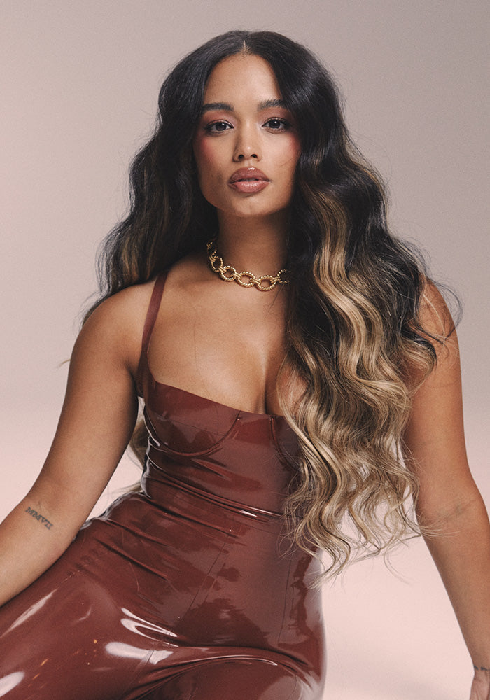 BELLAMI Professional Silk Seam™ | 16" 140g Dirty Brunette Highlights Clip-In Hair Extensions
