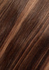 BELLAMI Silk Seam 18" 140g Dark Honey Cocoa Highlights Clip-In Hair Extensions