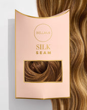 BELLAMI Silk Seam 20" 180g Dirty Brunette Highlight Clip-In Hair Extensions