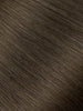 BELLAMI Professional Hand-Tied Weft 14" 48g Walnut Brown #3 Natural Hair Extensions