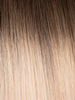 BELLAMI Professional Volume Weft 16" 120g  Walnut Brown/Ash Blonde #3/#60 Rooted Straight Hair Extensions
