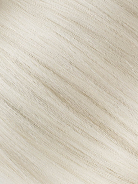 BELLAMI Professional Hand-Tied Weft 20" 72g White Blonde #80 Natural Hair Extensions