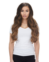 Magnifica 240g 24" Almond Brown (7) Natural Clip-In Hair Extensions