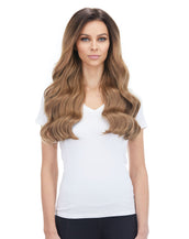 BOO-GATTI 340G 22" Ash Brown (8) Natural Clip-In Hair Extensions