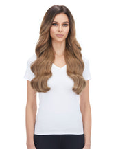 Magnifica 240g 24" Ash Brown (8) Natural Clip-In Hair Extensions