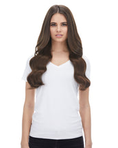 Bambina 160g 20'' Chocolate Brown (#4) Natural Clip-In Hair Extensions