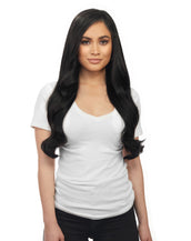 Bambina 160g 20" Jet Black Hair (#1) Natural Clip-In Hair Extensions