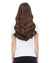 Maxima 260g 20" Chocolate Brown (4) Natural Clip-In Hair Extensions