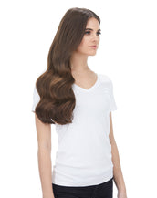 Maxima 260g 20" Chocolate Brown (4) Natural Clip-In Hair Extensions