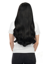 Maxima 260g 20" Jet Black (1) Natural Clip-In Hair Extensions