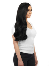 Maxima 260g 20" Jet Black (1) Natural Clip-In Hair Extensions