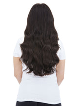 Maxima 260g 20" Mochachino Brown (1C) Natural Clip-In Hair Extensions