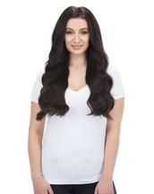 Maxima 260g 20" Mochachino Brown (1C) Natural Clip-In Hair Extensions