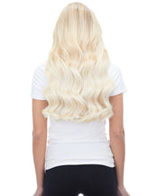 Maxima 260g 20" Platinum Blonde (80) Natural Clip-In Hair Extensions