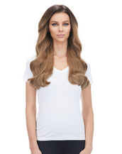 Maxima 260g 20" Ash Brown (8) Natural Clip-In Hair Extensions