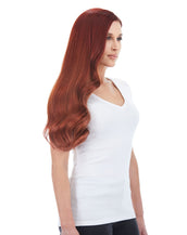 Maxima 260g 20" Vibrant Red (33) Natural Clip-In Hair Extensions