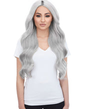 Magnifica 240g 24" Sterling Silver Natural Clip-In Hair Extensions