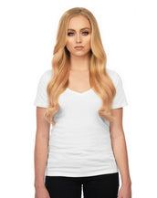 BELLAMI Professional Lace Weft | Bambina 160g 20'' Strawberry Blonde (27) Natural Clip-In Hair Extensions