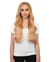 BELLAMI Silk Seam 260g 24" Strawberry Blonde (27) Natural Clip-In Hair Extensions