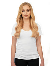 Piccolina 120g 18" Strawberry Blonde (27) Natural Clip-In Hair Extensions