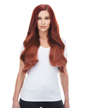 BOO-GATTI 340G 22" Vibrant Red (33) Natural Clip-In Hair Extensions