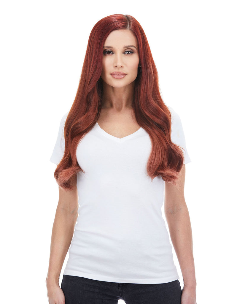 Silk Seam 120g 18" Vibrant Red (33) Hair Extensions BELLAMI BELLAMI