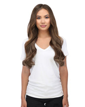 Bambina 160g 20" Walnut Brown (3) Natural Clip-In Hair Extensions
