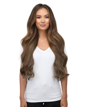 Magnifica 240g 24" Walnut Brown (3) Natural Clip-In Hair Extensions